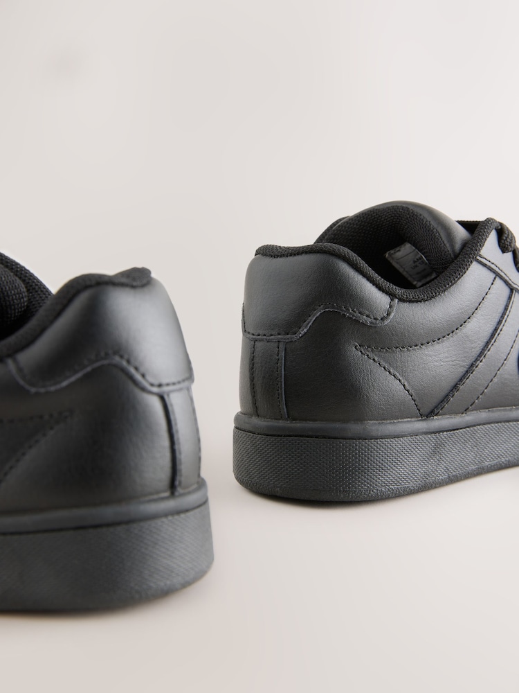 Black Leather Lace Up School Shoes - Image 5 of 5 Black Leather Lace Up School Shoes - Image 5 of 5