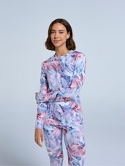 Animal Pink Womens Piste Printed Thermal Top - Image 3 of 4