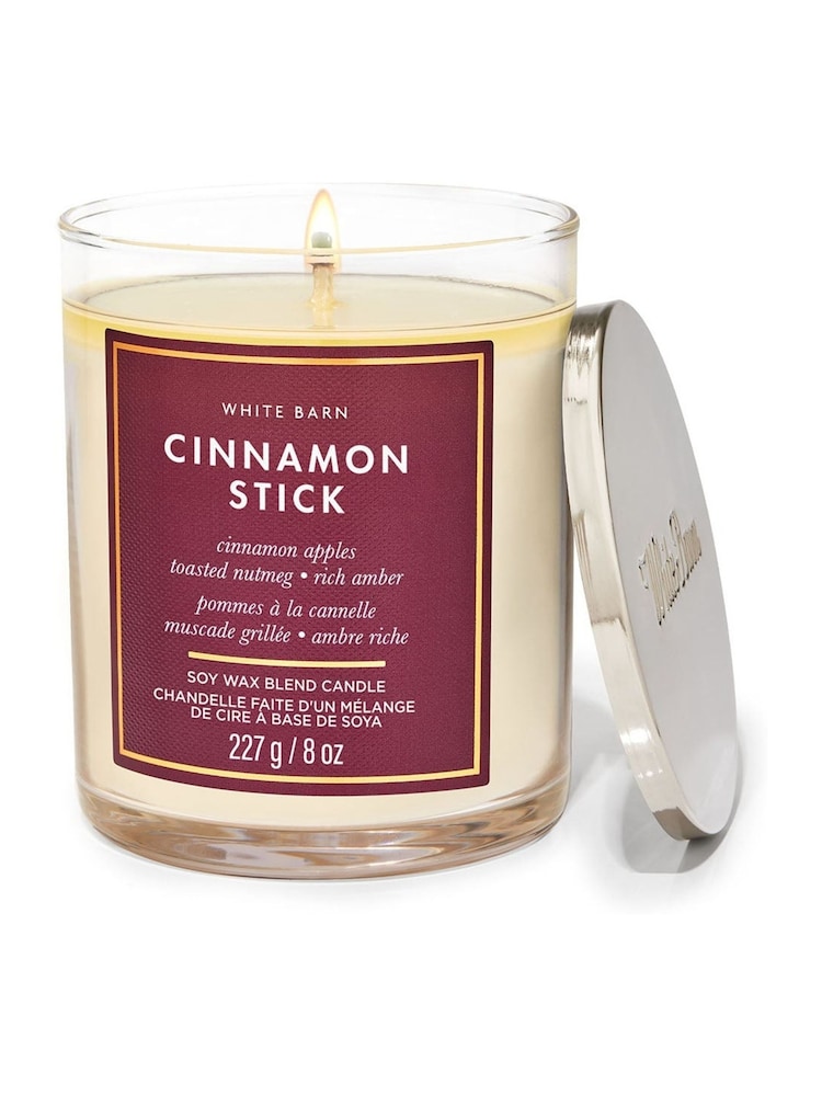 Bath & Body Works Cinnamon Stick Dark Amber & Oud Single Wick Candle 8 oz / 227 g - Image 1 of 1