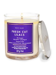Bath & Body Works Fresh Cut Lilacs Dark Amber & Oud Single Wick Candle 8 oz / 227 g - Image 1 of 1