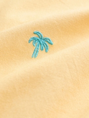 Yellow Oxford Short Sleeve 100% Cotton Shirt - Image 6 of 6
