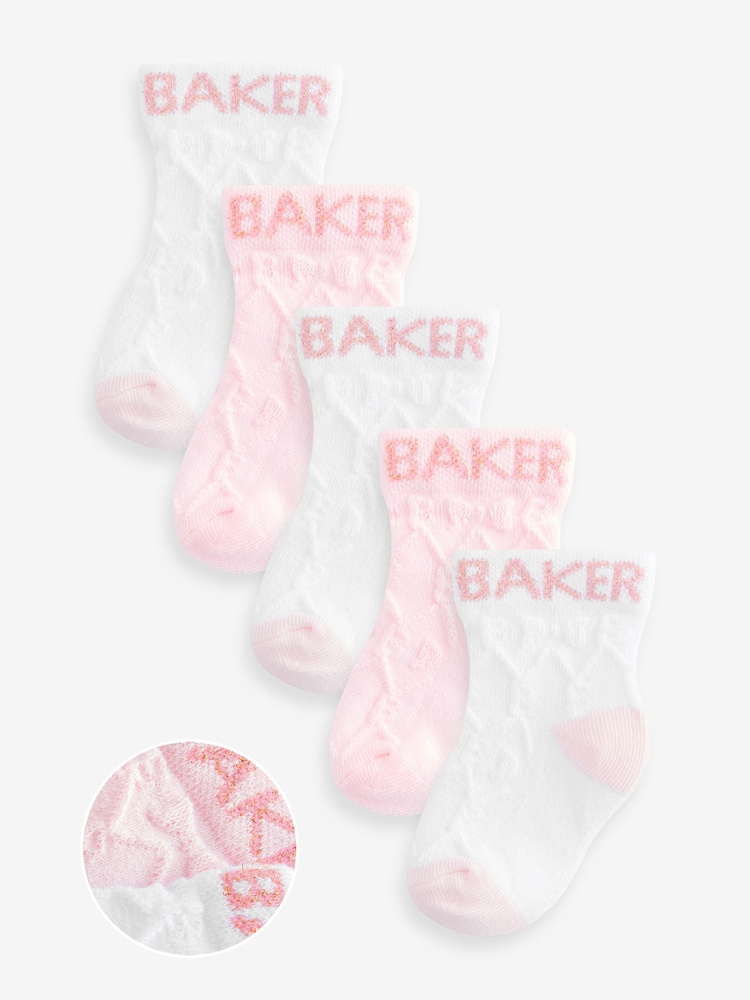 Baker by Ted Baker 5 Pack Branded Socks - Image 1 of 5