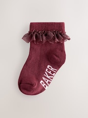 Baker by Ted Baker Girls Socks 5 Pack - Image 3 of 6