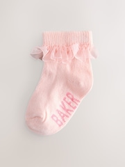 Baker by Ted Baker Girls Socks 5 Pack - Image 4 of 6