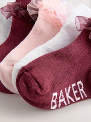 Baker by Ted Baker Girls Socks 5 Pack - Image 5 of 6
