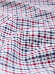 Ecru Gingham Check Short Sleeve Shirt - Image 7 of 8