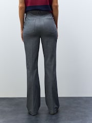 Blue Denim Look Bootcut Tailored Trousers - Image 2 of 3
