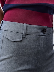 Blue Denim Look Bootcut Tailored Trousers - Image 3 of 3