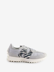 New Balance Zebra Print Womens 327 Trainers - Image 1 of 5