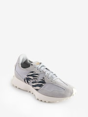 New Balance Zebra Print Womens 327 Trainers - Image 2 of 5