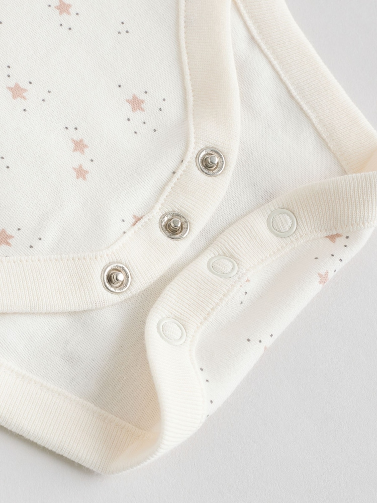 Neutral 100% Cotton Long Sleeve Baby Bodysuits 5 Pack - Image 11 of 11 Neutral 100% Cotton Long Sleeve Baby Bodysuits 5 Pack - Image 11 of 11