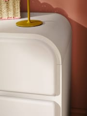 White Kids Wide Bubble Wide Chest of Drawers - Image 3 of 6