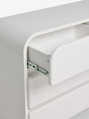 White Kids Wide Bubble Wide Chest of Drawers - Image 6 of 6