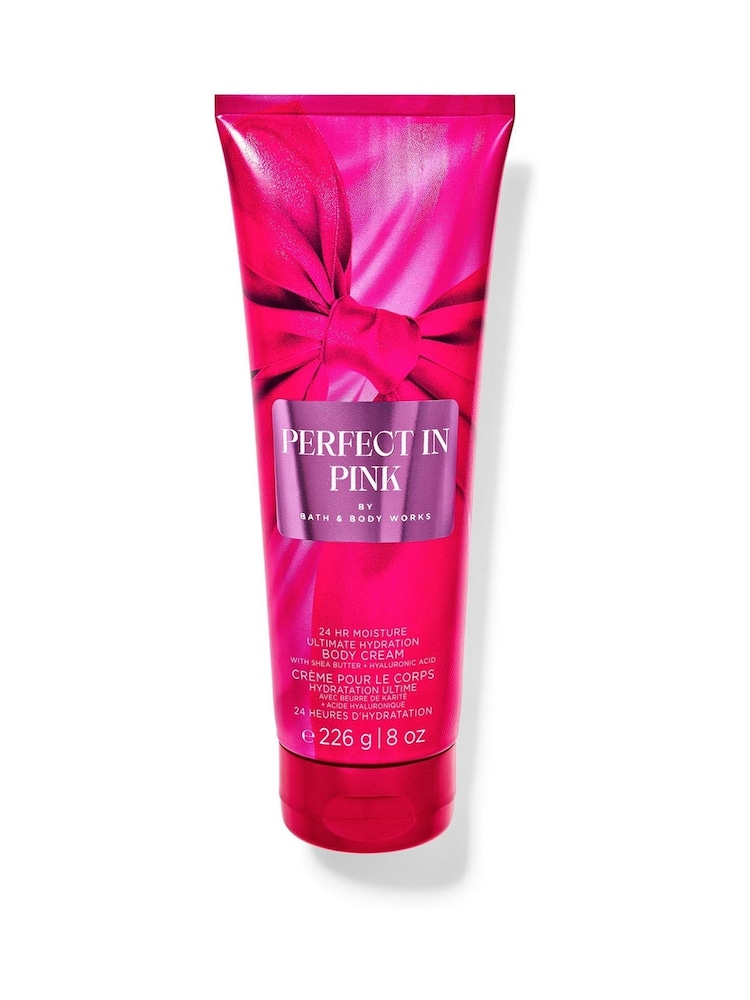 Bath & Body Works Perfect in Pink Ultimate Hydration Body Cream 8 oz / 226 g - Image 1 of 1 Bath & Body Works Perfect in Pink Ultimate Hydration Body Cream 8 oz / 226 g - Image 1 of 1
