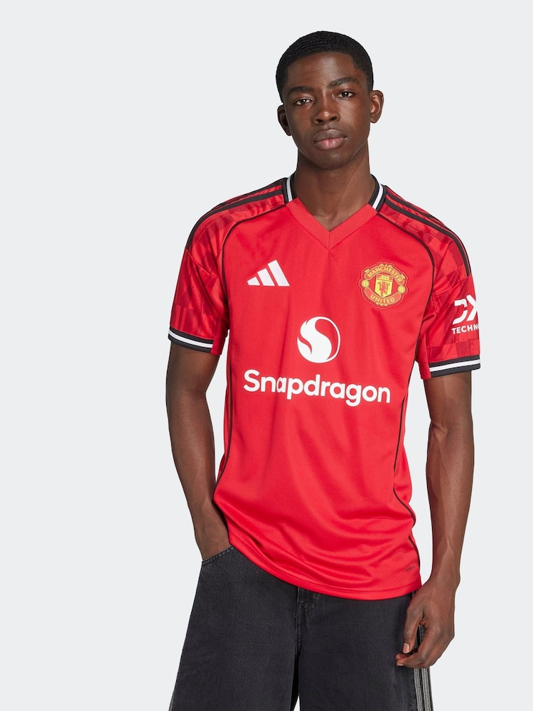 adidas Red Manchester United 25/26 Home Jersey - Image 1 of 4
