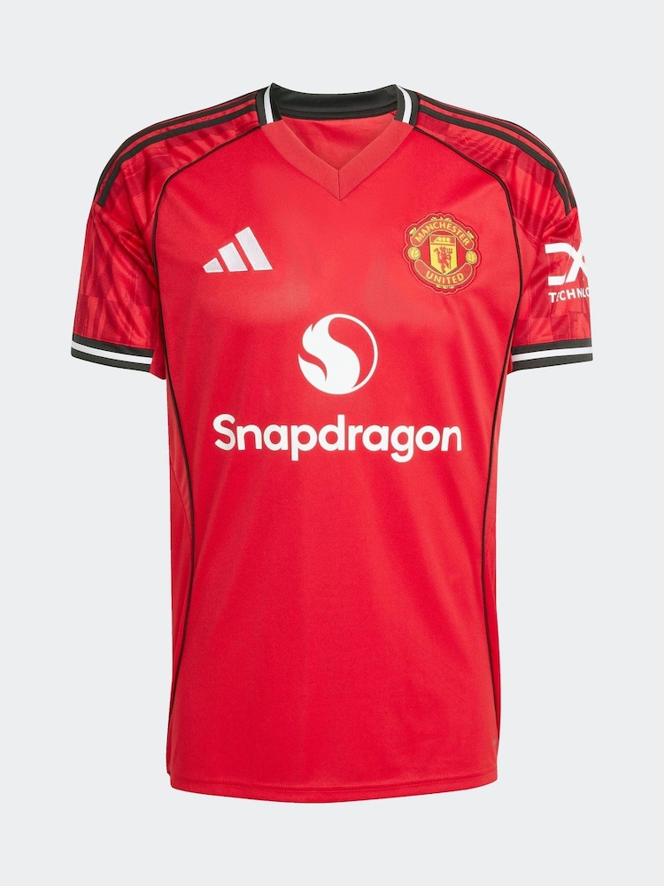 adidas Red Manchester United 25/26 Home Jersey - Image 4 of 4