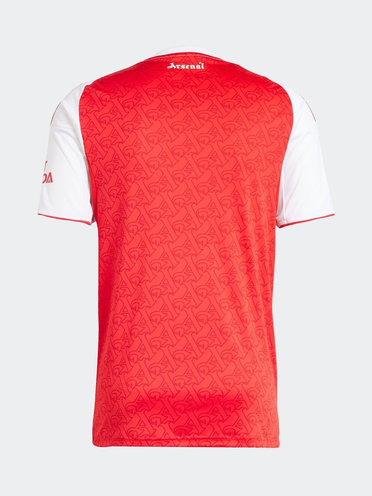 adidas Red/White Arsenal 25/26 Home Jersey - Image 7 of 7
