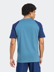 adidas Blue Arsenal Tiro 25 Competition Cotton T-Shirt - Image 2 of 7