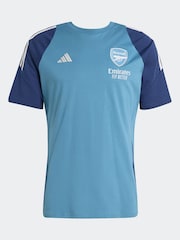 adidas Blue Arsenal Tiro 25 Competition Cotton T-Shirt - Image 7 of 7