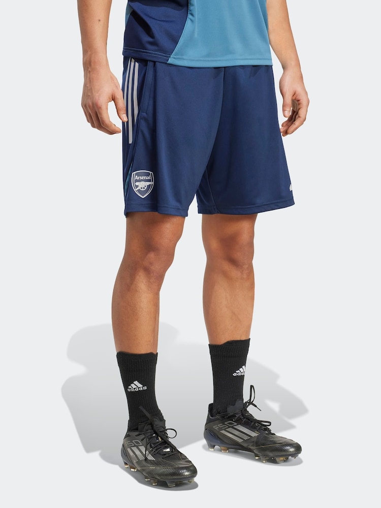 adidas Indigo Blue Arsenal Tiro 25 Competition Training Shorts - Image 1 of 7