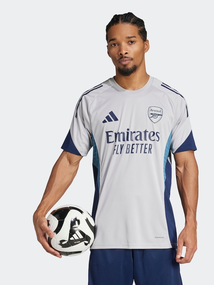 adidas Grey Arsenal Tiro 25 Competition Training Jersey - Image 1 of 6