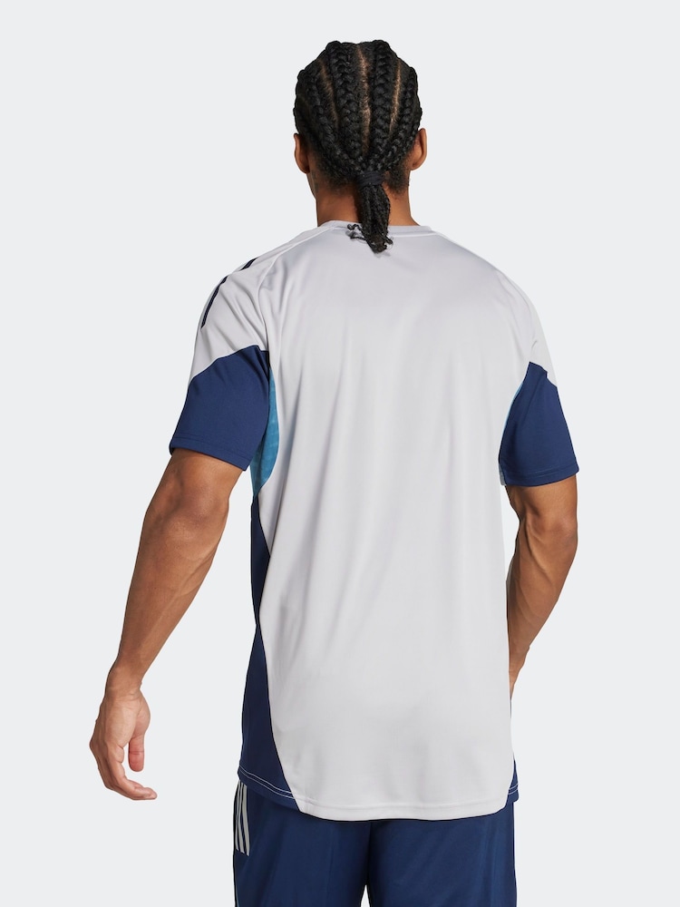 adidas Grey Arsenal Tiro 25 Competition Training Jersey - Image 2 of 6