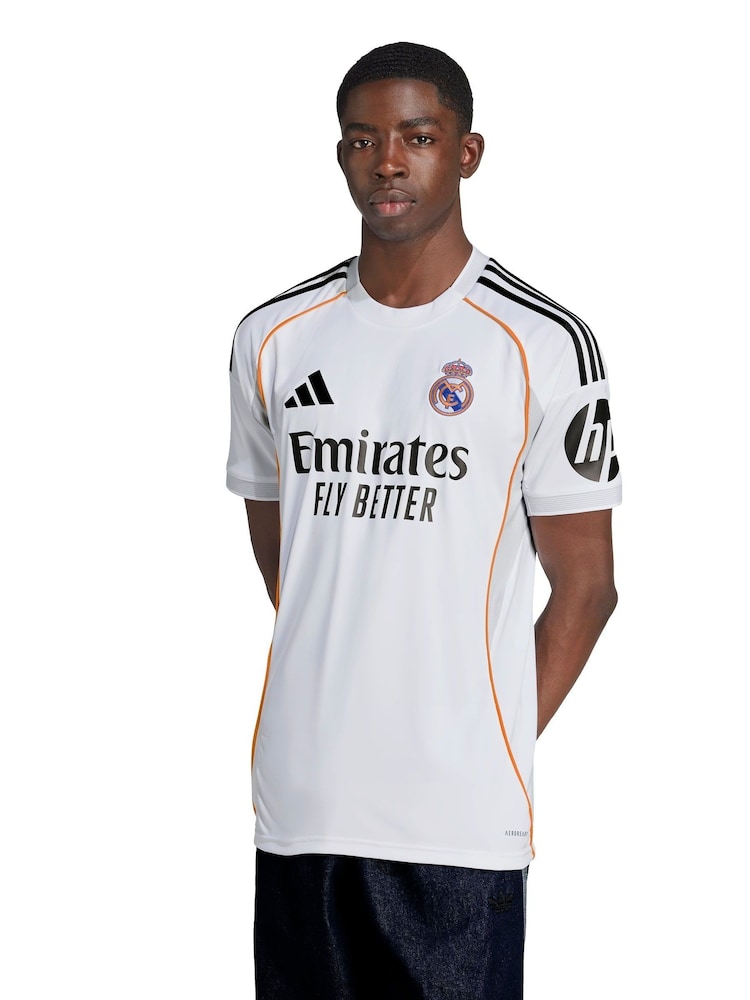 adidas White Real Madrid 25/26 Home Jersey - Image 1 of 4