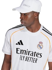 adidas White Real Madrid 25/26 Home Jersey - Image 4 of 4