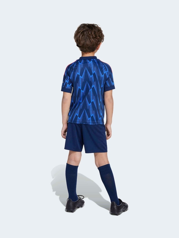 adidas Indigo Blue Arsenal 25/26 Away Mini Kit Kids - Image 2 of 7