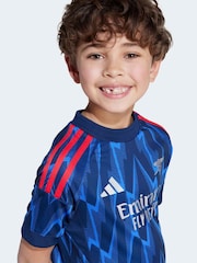 adidas Indigo Blue Arsenal 25/26 Away Mini Kit Kids - Image 6 of 7