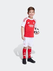 adidas Red/White Kids Arsenal 25/26 Home Mini Kit - Image 1 of 9