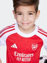 adidas Red/White Kids Arsenal 25/26 Home Mini Kit - Image 5 of 9