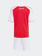 adidas Red/White Kids Arsenal 25/26 Home Mini Kit - Image 7 of 9