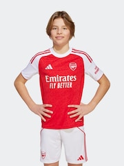 adidas Red/White Kids Arsenal 25/26 Home Jersey - Image 1 of 7
