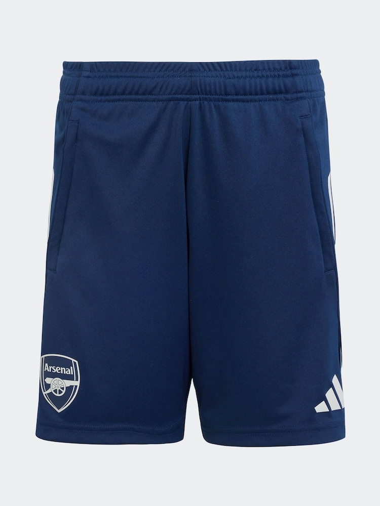 adidas Indigo Blue Kids Arsenal Tiro 25 Competition Training Shorts - Image 6 of 6