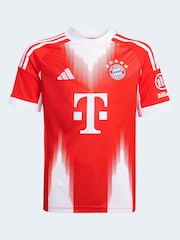 adidas Red Kids FC Bayern 25/26 Home Jersey - Image 8 of 9