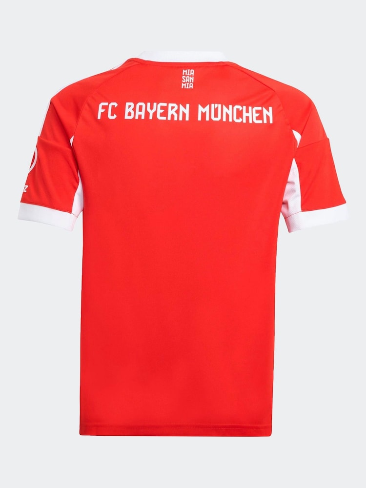 adidas Red Kids FC Bayern 25/26 Home Jersey - Image 9 of 9
