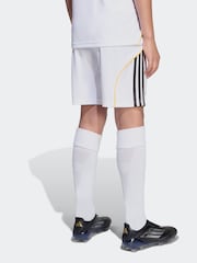 adidas White Kids Real Madrid 25/26 Home Shorts - Image 2 of 5