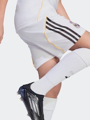 adidas White Kids Real Madrid 25/26 Home Shorts - Image 4 of 5