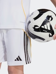 adidas White Kids Real Madrid 25/26 Home Shorts - Image 5 of 5