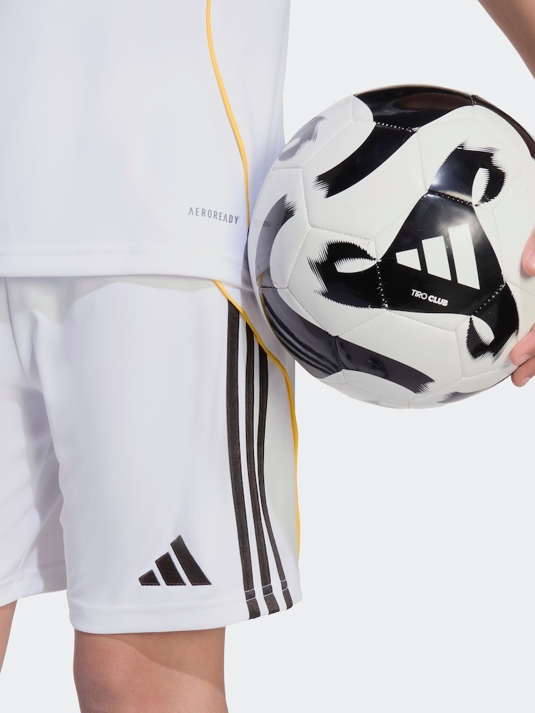 adidas White Kids Real Madrid 25/26 Home Shorts - Image 5 of 5
