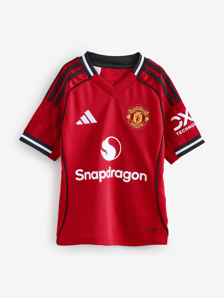 adidas Red Manchester United 25/26 Home Jersey - Image 1 of 1