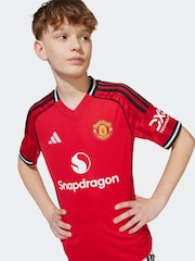 adidas Red Manchester United 25/26 Home Jersey - Image 4 of 8