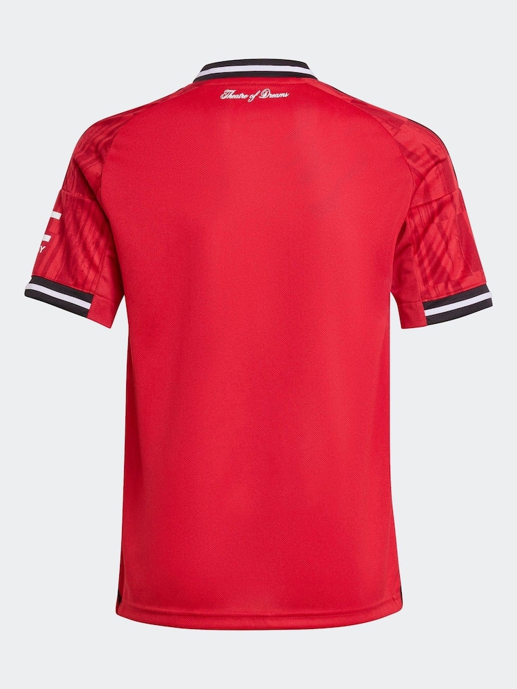 adidas Red Manchester United 25/26 Home Jersey - Image 8 of 8