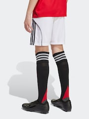 adidas White Manchester United 25/26 Home Shorts - Image 2 of 4