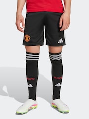 adidas Black Kids Manchester United 25/26 Home Shorts - Image 1 of 6