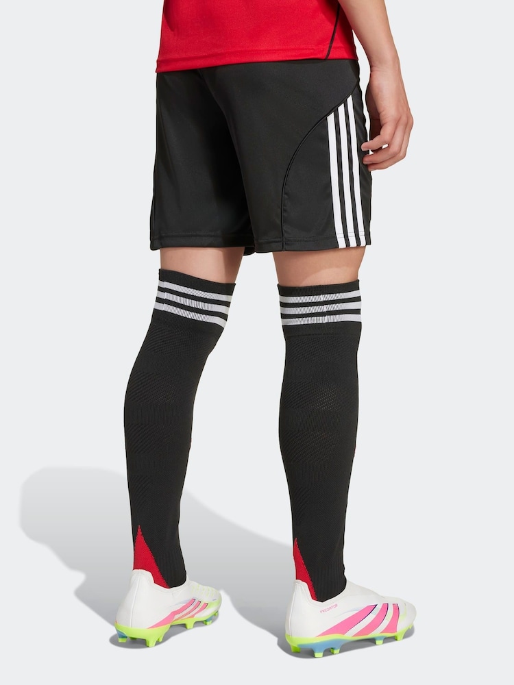 adidas Black Kids Manchester United 25/26 Home Shorts - Image 2 of 6
