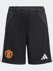 adidas Black Kids Manchester United 25/26 Home Shorts - Image 6 of 6