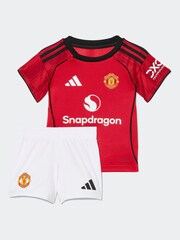 adidas Red Baby Kids Manchester United 25/26 Home Kit - Image 1 of 7