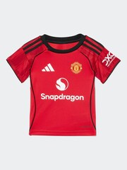 adidas Red Baby Kids Manchester United 25/26 Home Kit - Image 3 of 7
